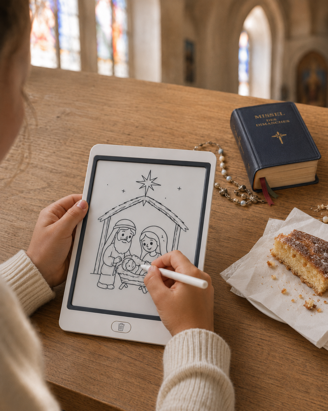 Trait de grâce - tablette catholique LCD