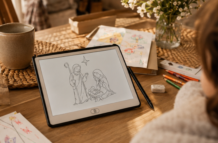 Trait de grâce - tablette catholique LCD
